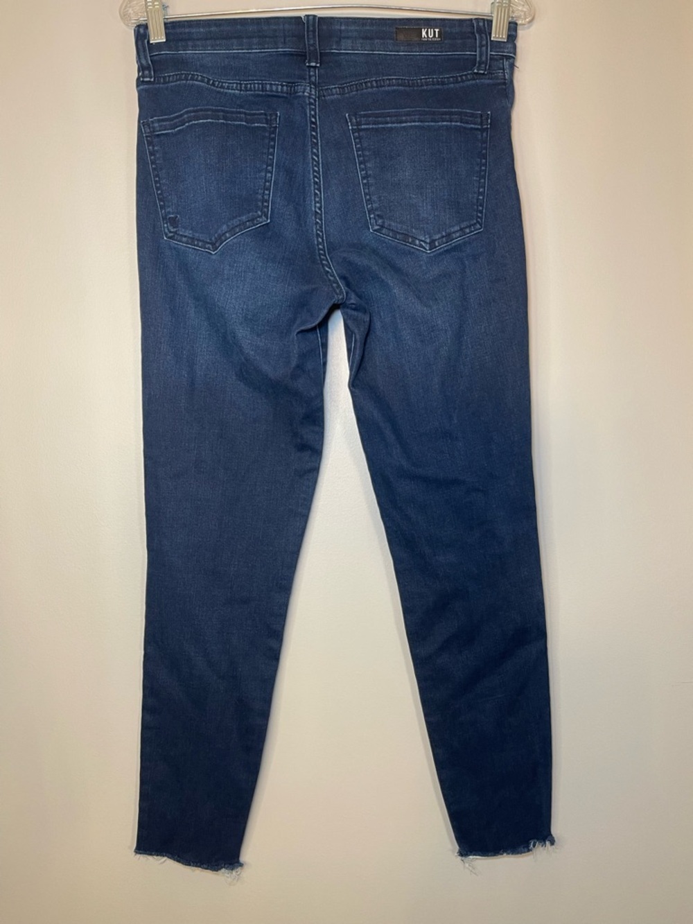 Kut from the Kloth Dark Blue High-Rise Skinny Jeans - Picture 8 of 9